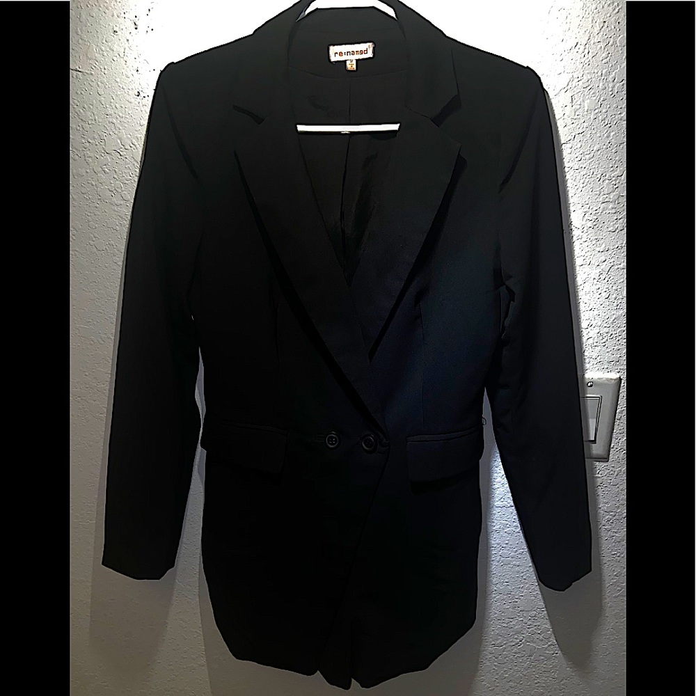 Black blazer dress